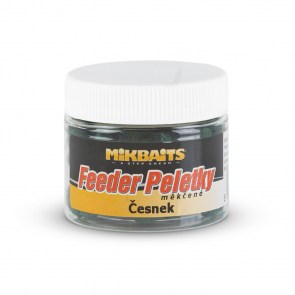 MIKBAITS Feeder měkčené peletky Česnek 50ml